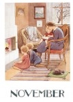 Postkarte Elsa Beskow November (A 6)